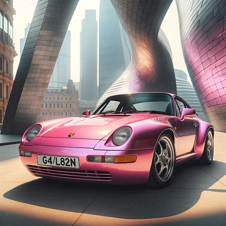 1992 Porsche 968 in Iconic Pink
