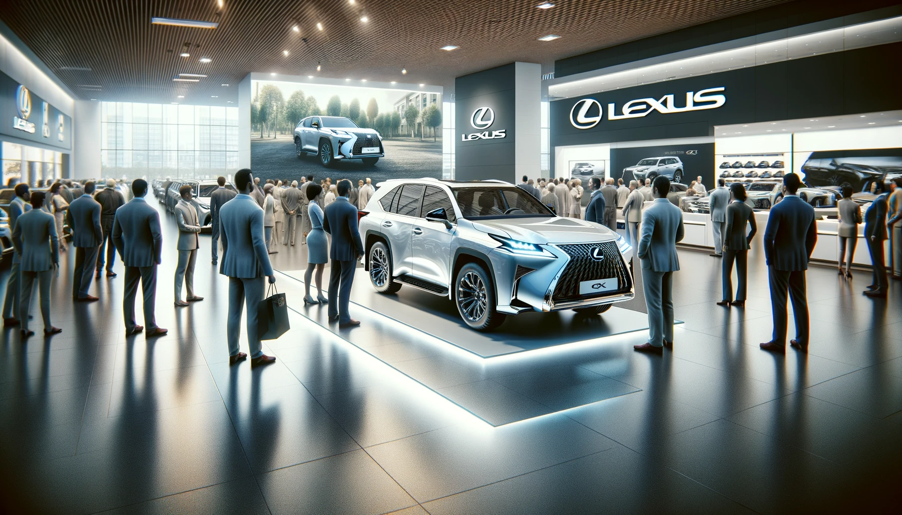 The 2024 Lexus GX at a dealership