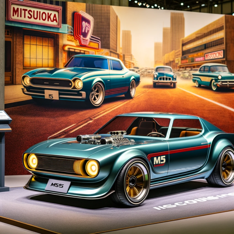 The Mitsuoka M55 Concept with 70s Muscle Car Aesthetics