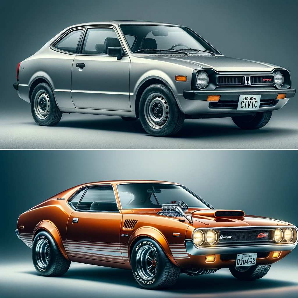 Vintage Meets Modern Honda Civic Transformation