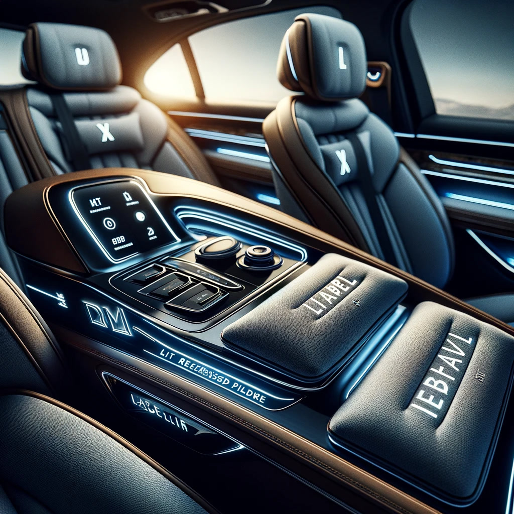 A close up highlighting the unique design elements and exclusive features of the BMW XM Label 2024