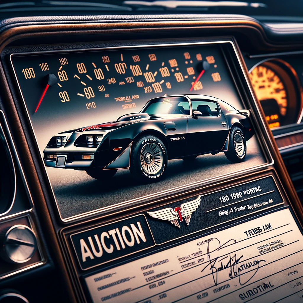 Auction Display of the 1980 Pontiac Trans Am