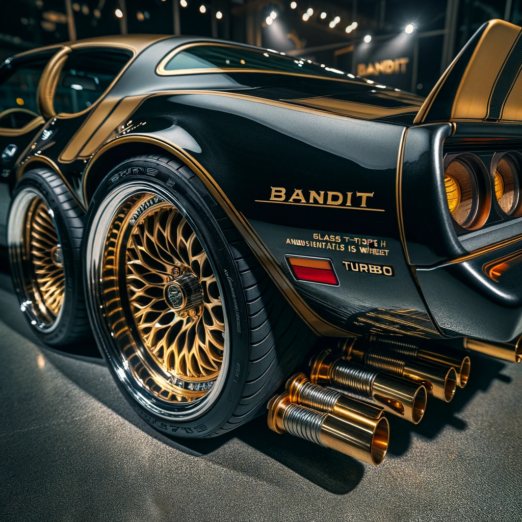 Close up of the Bandit Trans Ams Special Features