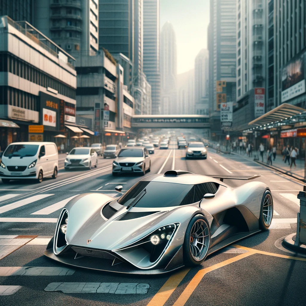 Exclusive and Exotic The Venturi 400 Trophy in Urban Setting