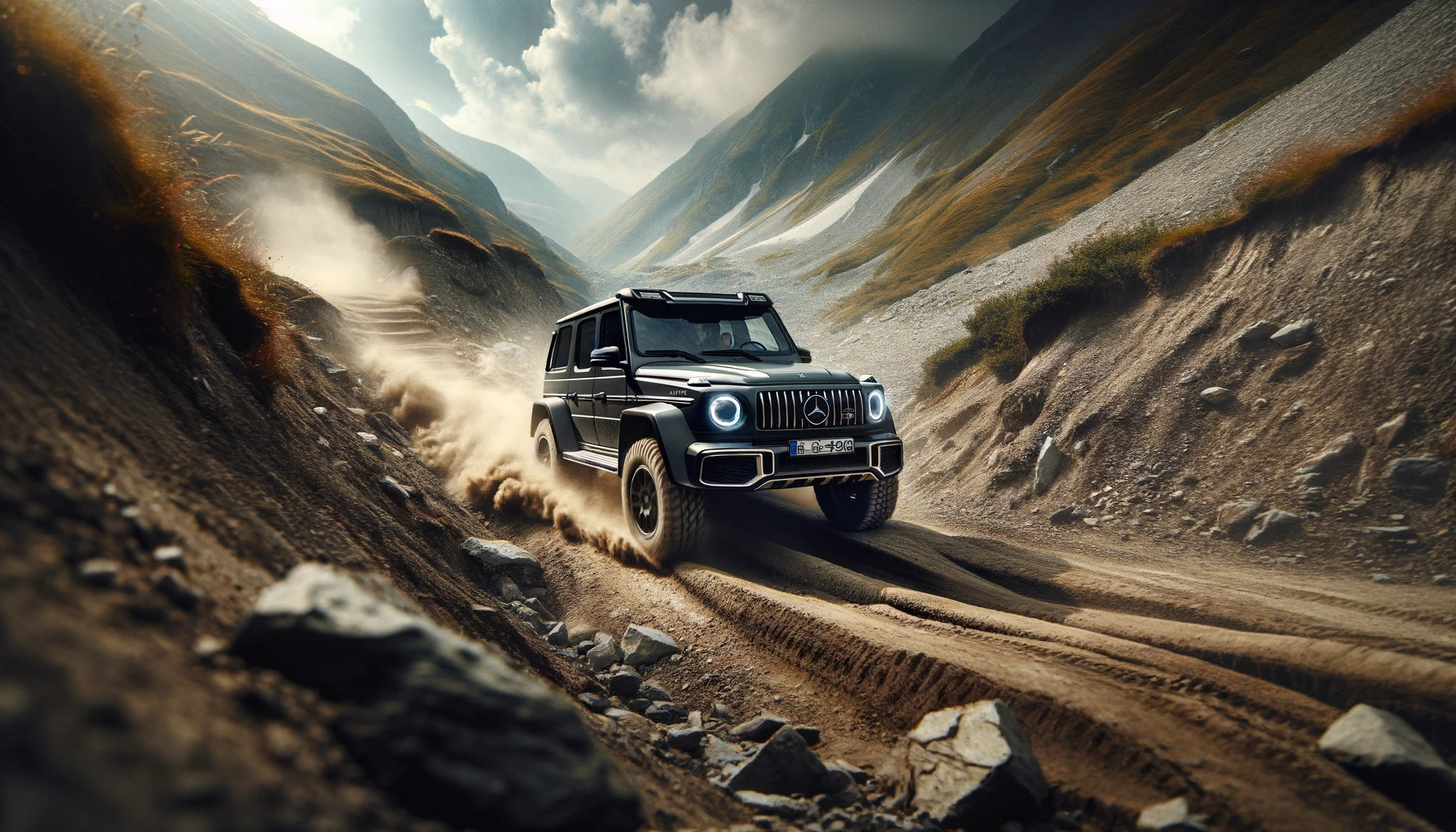 Off Road Adventure in a Mercedes AMG G63