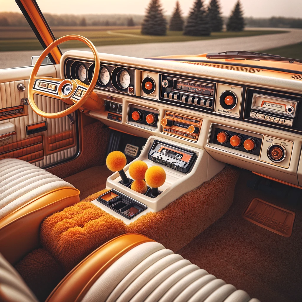 The Retro Interior of the 1978 Ford Pinto