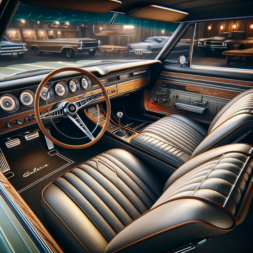The interior of the 1968 Ford Galaxie 500